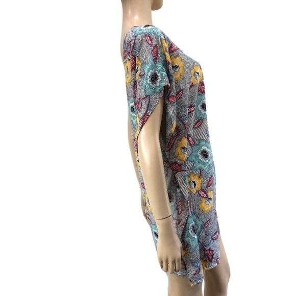 BCBGeneration Womens Sheath Dress Floral Print One Shoulder  Draped Size:6 - Picture 4 of 16